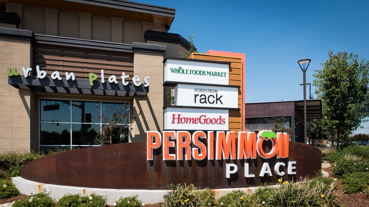 Persimmon Place has a Whole Foods and several restaurants if you need to fuel up before taking the walk.