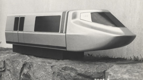 1/12th scale model of BART train car prototype