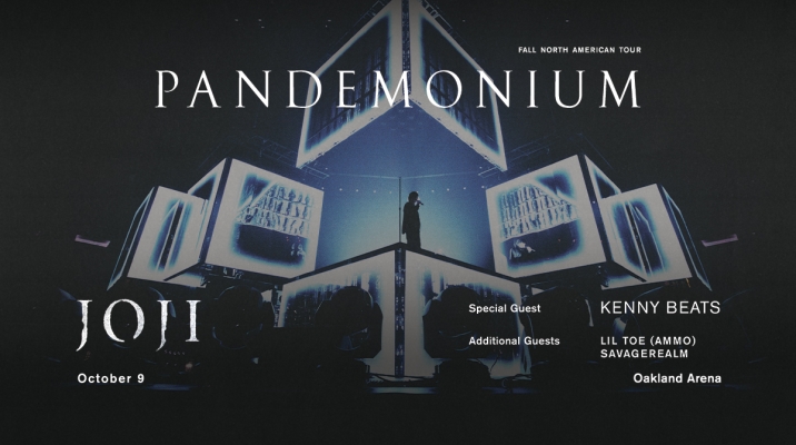 Win tickets to see JOJI in the world "Pandemonium" Tour at Oakland Arena