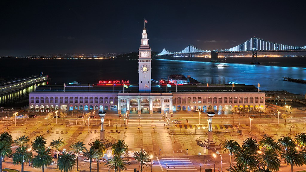 Ferry Building in SF. San Francisco. BART. BARTable. Tourist. Embarcadero. Waterfront.