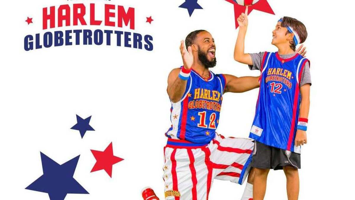 Be entertained this weekend with basketball artistry by the Harlem Globetrotters. Photo courtesy of SF Station. 