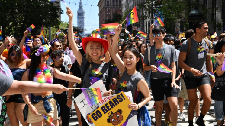Don't miss Berkeley Pride this weekend near BART. Photo courtesy of Cal Alumni Association. 