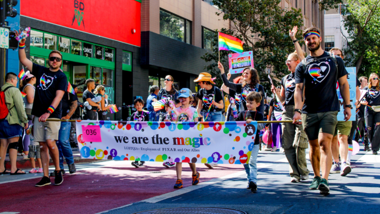 Parade at Oakland Pride. Photo courtesy of Oakland Pride. 