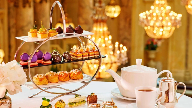 The Palace Hotel offers one of the fanciest afternoon tea experiences in the Bay Area. Photo courtesy of The Palace Hotel. The Palace Hotel offers one of the fanciest afternoon tea experiences in the Bay Area. Photo courtesy of The Palace Hotel.