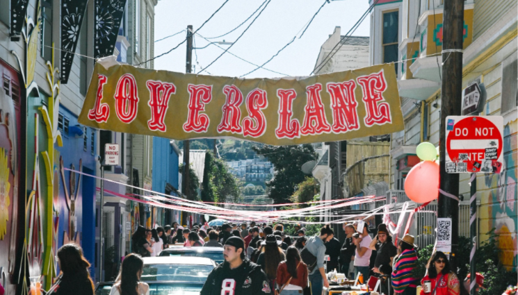 valentines day event near BART