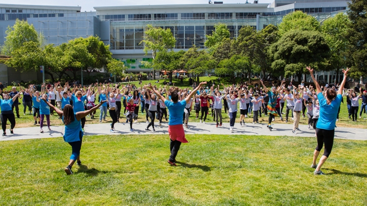 Annual Dance Day at Yerba Buena Gardens. Photo courtesy of Yerba Buena Gardens. 