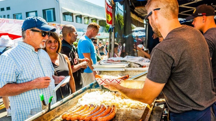 Annual Millbrae Art & Wine Festival. Photo courtesy of The Daily Journal, the Peninsula's Home Page. 