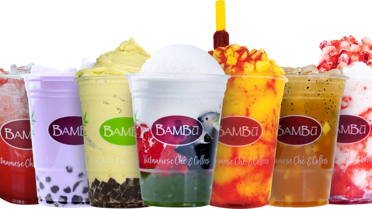 Colorful drinks at Bambu Eats. Photo courtesy of Bambu Eats. 