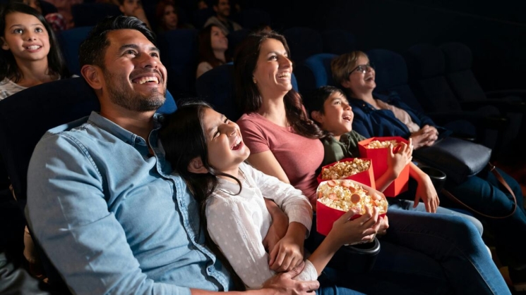 A crowd watching a movie at Century Cinema. Photo courtesy of Century Cinema. 