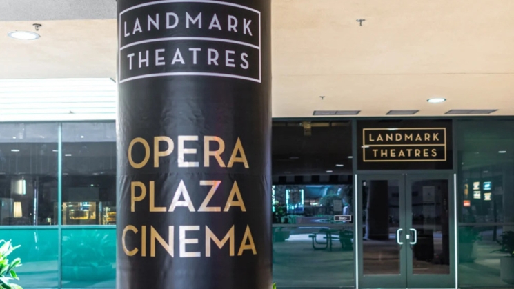 Landmark's Opera Plaza Cinema. Photo courtesy of Landmark Theatres. 