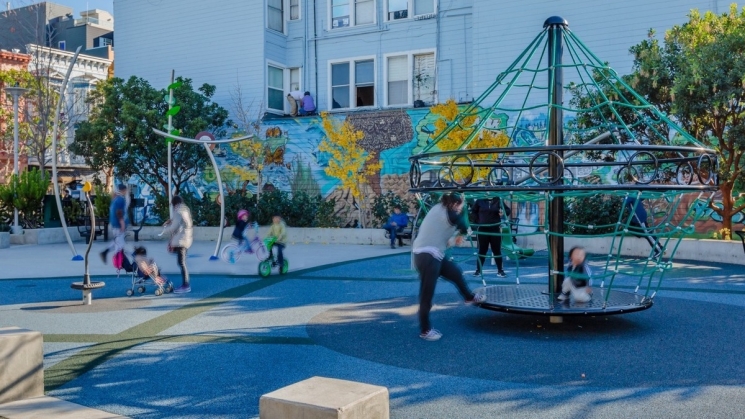 Mission Playground. Photo courtesy of San Francisco Public Works. 