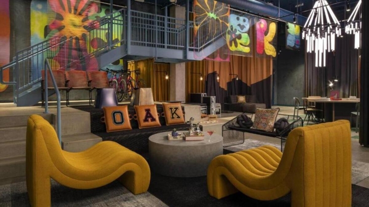 Moxy Oakland Downtown. Photo courtesy of Moxy Oakland Downtown. 