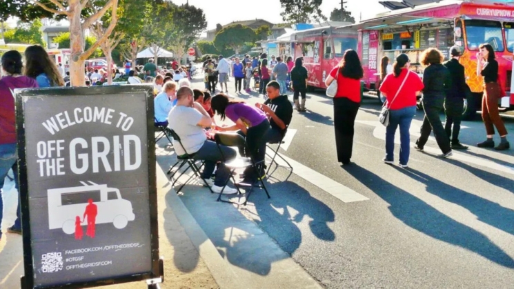 Off the Grid: Shops at Tanforan. Photo courtesy of The Mercury News. 