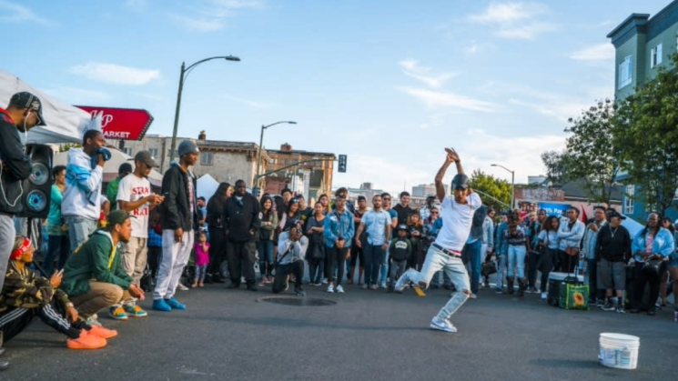 Break Dancer at Oakland First Fridays