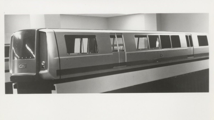 1/12th scale model of BART train car prototype