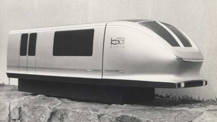 1/12th scale model of BART train car prototype