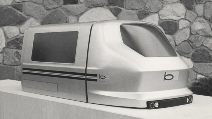 1/12th scale model of BART train car prototype