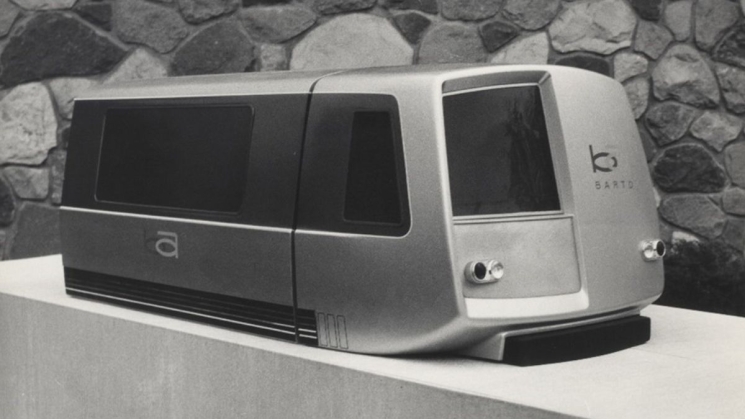 1/12th scale model of BART train car prototype