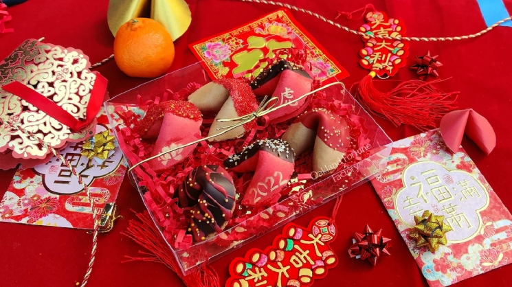 A sample of Fortune Factory's Lunar New Year boxes. Photo courtesy of Berkeleyside.