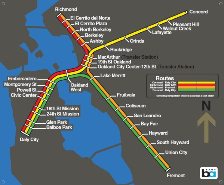 50 Years Of BART: To Learn The Story Of BART, Look To Its System Maps ...