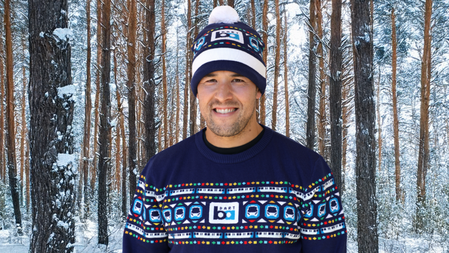 Win a BART Holiday Sweater & Beanie!