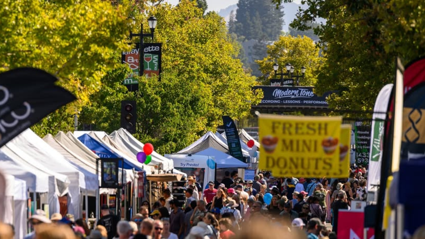 Win tickets + glasses to the Lafayette Art & Wine Festival