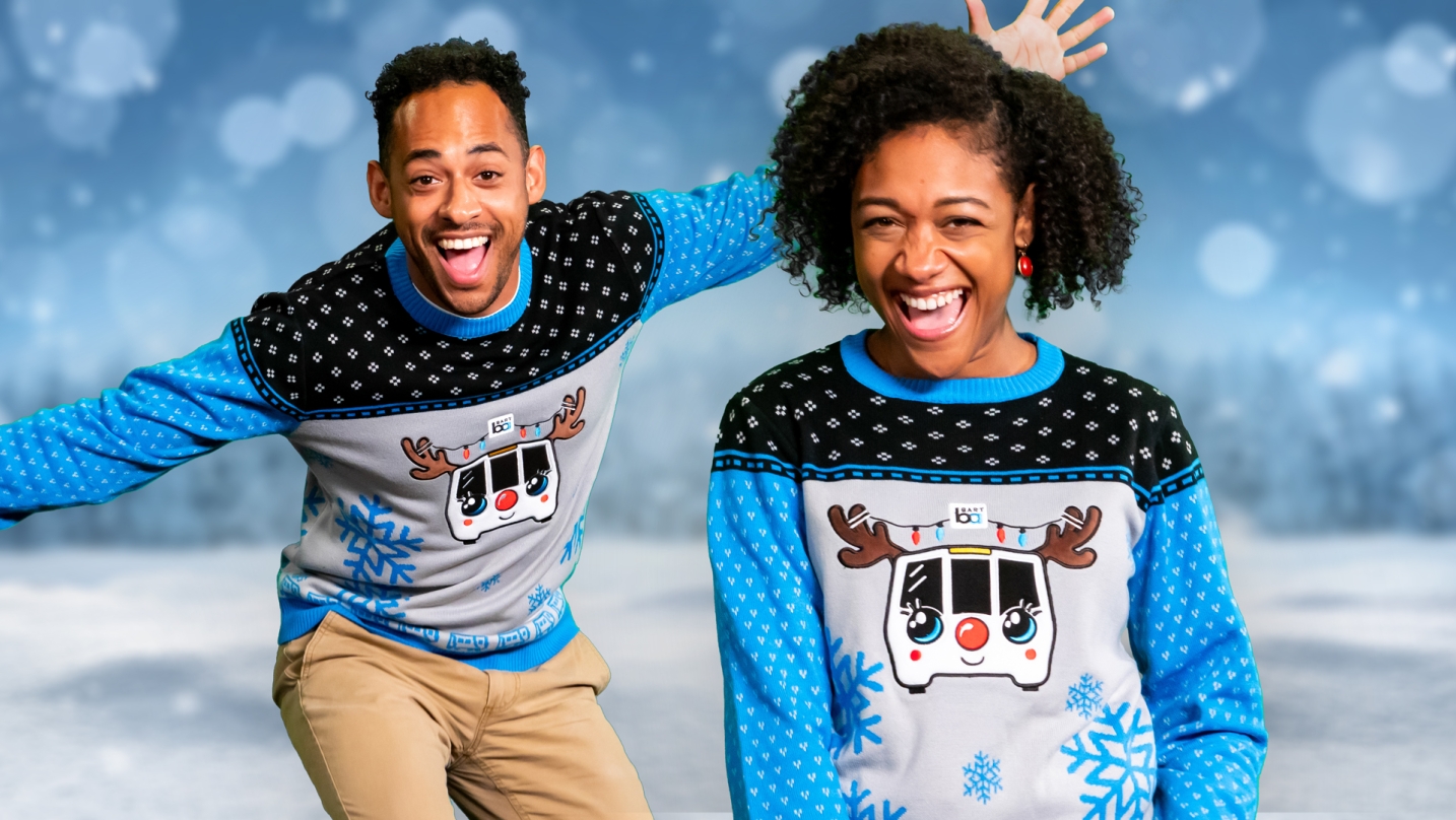 The fun continues... enter to win a 2024 BART Ugly Holiday Sweater