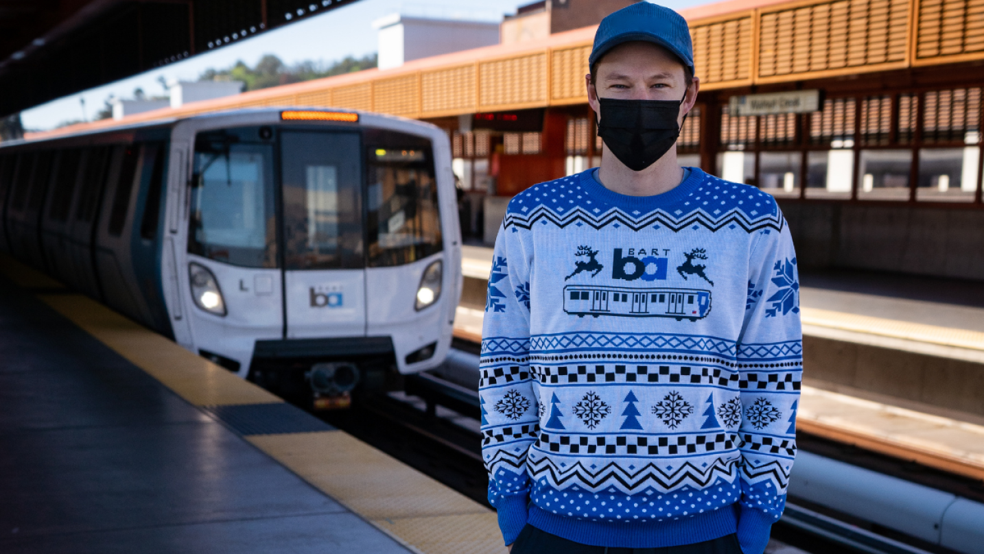 Win a BART Ugly Holiday Sweater!