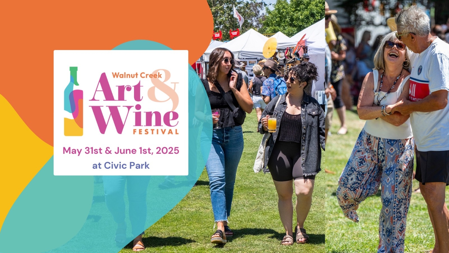 Win glasses + tickets to the Walnut Creek Art & Wine Festival
