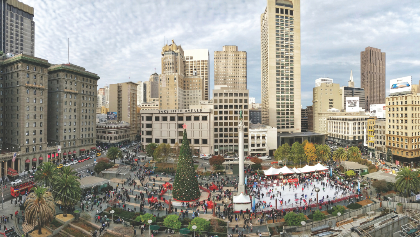 Win a mini SF staycation + skating from the Holiday Ice Rink in Union Square!