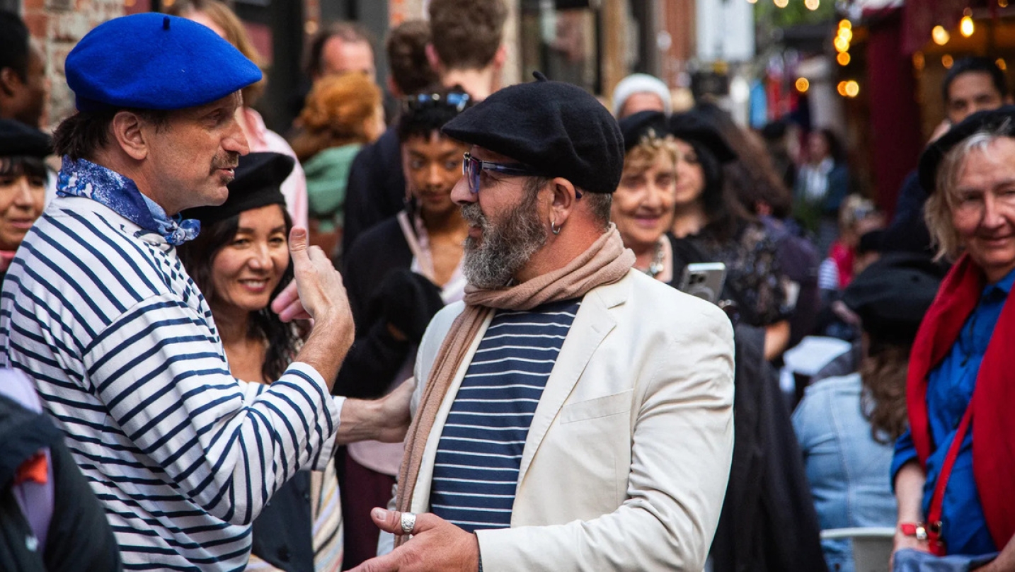 Celebrate Bastille Day on Belden Place this weekend in the Bay Area. Photo courtesy of Downtown SF Partnership. 