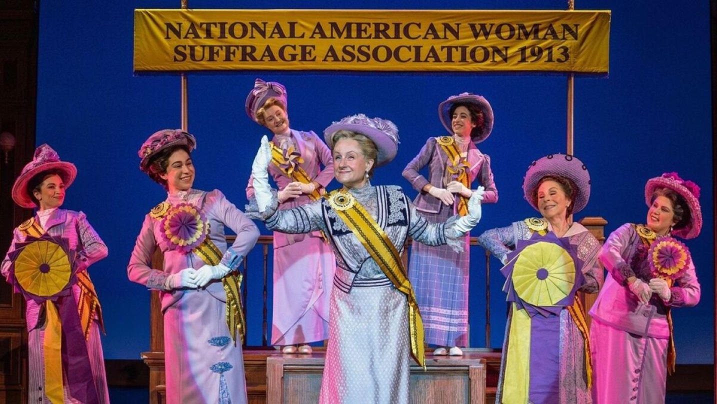 Cast of BroadwaySF’s “Suffs." 