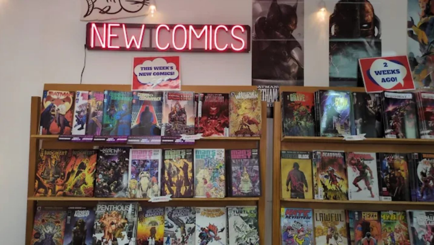 comic book shops near BART