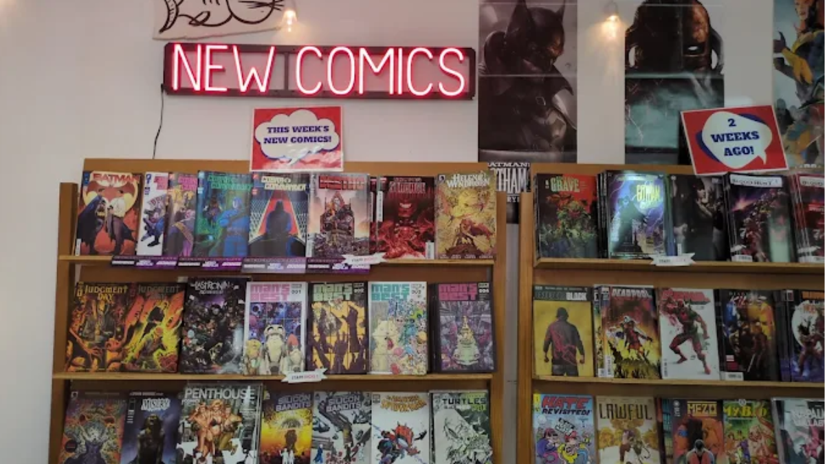 comic book shops near BART