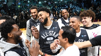 Get a unique peek at your favorite players at the NBA All-Star Practice. Photo courtesy of NBA.com. 