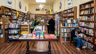 Find your next read at Books on B in Hayward. Photo courtesy of BARTable. 
