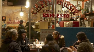 The iconic Cafe Trieste is a top spot on any North Beach food tour. Photo courtesy of TimeOut (Photograph: Hans Kwiotek).