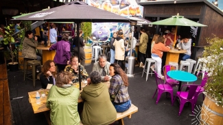 Casements Bar is one of many must-visit LGBTQ-owned businesses in the Bay Area.