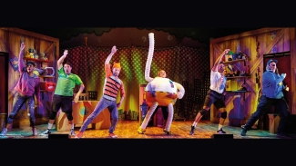 Enjoy the funny and family-friendly "Dog Man: The Musical" at the Curran Theatre. Photo courtesy of BroadwaySF. 