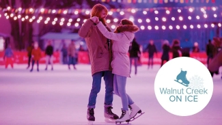This weekend, enjoy ice skating at Walnut Creek on Ice. Photo courtesy of Walnut Creek. 