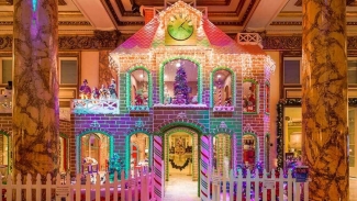 The gingerbread house at the Fairmont San Francisco is simply stunning. Photo courtesy of Fairmont San Francisco. 