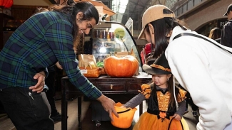 Enjoy trick-or-treating at the Ferry Building. Photo courtesy of Eventbrite. 