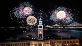 Don't miss San Francisco's fireworks display this New Year's Eve. Photo courtesy of SF Port. 