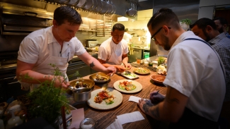 Enjoy fresh pizzas, pastas, salads and more at the popular Flour + Water in San Francisco. Photo courtesy of Flour + Water Hospitality Group.