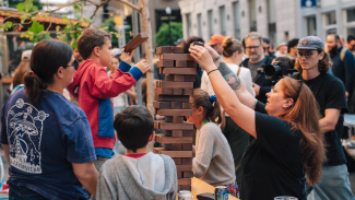Fridays on Front is a fantastic way to kick off the weekend! Photo courtesy Downtown SF Partnership.