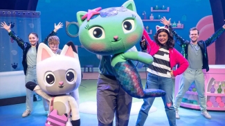 Little ones will love seeing their favorite characters in Gabby's Dollhouse Live! Photo courtesy of Golden Gate Theatre. 