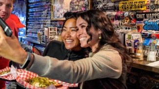 Stretchy Pants’ North Beach: Gourmet Ghost Tour is the perfect mix of haunted history and tasty bites. Photo courtesy of Stretchy Pants Food Tours.