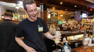 The Glen Park Station bar is a classic spot to watch the 49ers. Photo courtesy of SFGATE/Dougless Zimmerman.