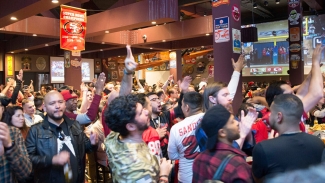 Watch the 49ers with friends at the Golden Gate Tap Room. Photo courtesy of Golden Gate Tap Room.