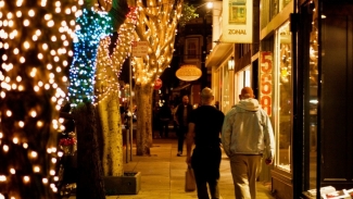 Don't miss the holiday lights at Hayes Valley's annual event. Photo courtesy of Hayes Valley Neighborhood Association. 